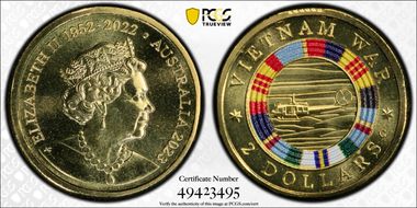 2023-C $2 Vietnam War Colorized MS69