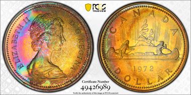 1972 S$1 Voyageur Ag SP66