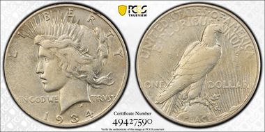1934-S $1 VF30