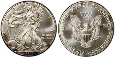 2016 $1 Silver Eagle  30th Anniversary MS69