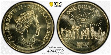 2022 $1 The Smith Family MS68