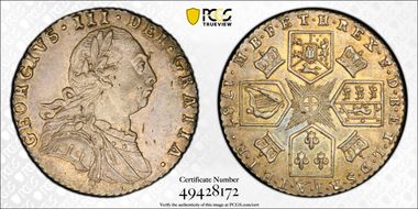 1787 6D S-3749 Hearts AU58