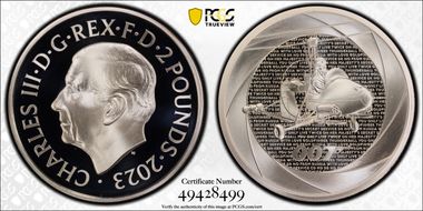 2023 £2 You Only Live Twice Ag PR69DCAM