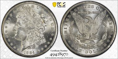 1884-CC $1 MS64