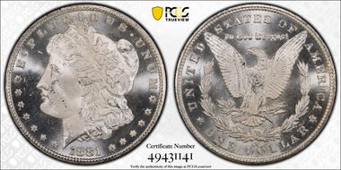 1881-CC $1 MS64PL