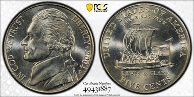 2004-D 5C Keel Boat MS65