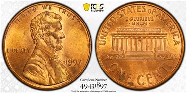 1997 1C FS-101 Doubled Ear MS63RB