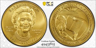 2020-W $10 Barbara Bush MS69
