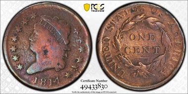 1814 1C Plain 4 N1BN