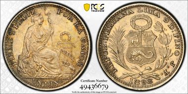 1898-JF Dinero KM-204.2 MS63