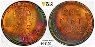 1940-S 1C MS65RB
