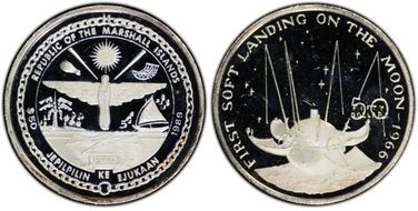 1989 $50 1st Soft Landing PR64DCAM