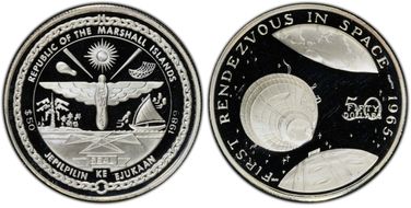 1989-S $50 Rendezvous in Space PR66DCAM