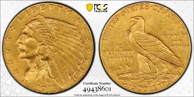1913 $2.50 N1