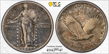1919-D 25C VF25