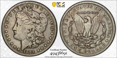 1894 $1 F15