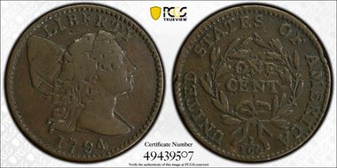 1794 1C S-72 Head of 1795 N1BN