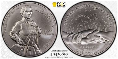 2024-P $1 Harriet Tubman First Strike MS70