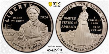 2024-S 50C Harriet Tubman First Strike PR69DCAM