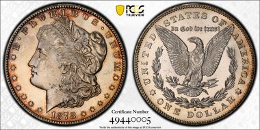 1878-S $1 MS64