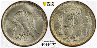 1937-D 50C Texas MS67