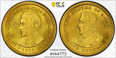 1905 G$1 Lewis and Clark MS62