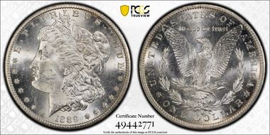 1889-S $1 MS64