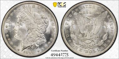 1890-O $1 MS64