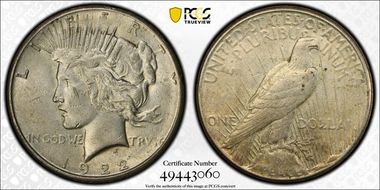 1922-S $1 AU53