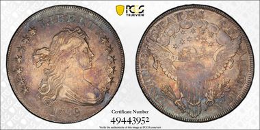 1799 $1 BB-153 AU53