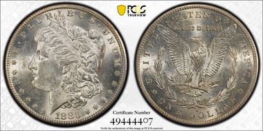 1883-S $1 AU58