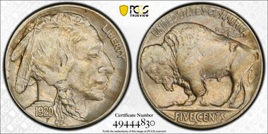 1920-S 5C MS63