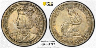 1893 25C Isabella MS62