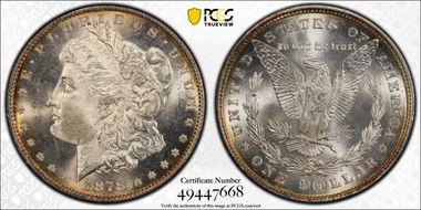 1878 8TF $1 MS65