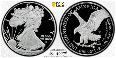 2024-W  $1 Silver Eagle PR69DCAM