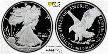 2024-W  $1 Silver Eagle PR70DCAM