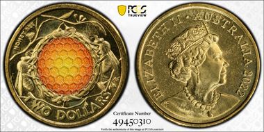 2022 $2 Honey Bee Colorized MS67