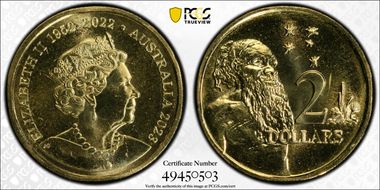 2023 $2 QEII Memorial 1952-2022 MS68