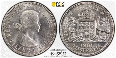 1961(m) Florin PR66