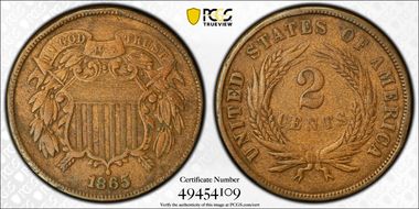 1865 2C Plain 5 N1BN