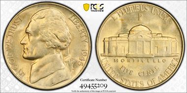 1945-P 5C TDR FS-803 MS63