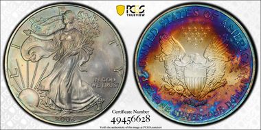 2006 $1 Silver Eagle MS66