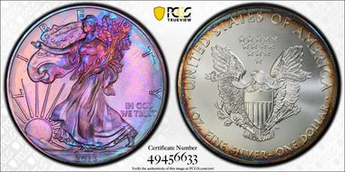 2013 $1 Silver Eagle MS67