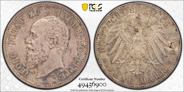 1904-A 5 Mk J-165 MS64