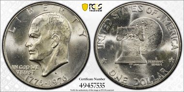 1976-S $1 Silver MS63