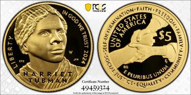 2024-W $5 Harriet Tubman First Strike PR70DCAM