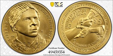 2024-W $5 Harriet Tubman First Strike MS70