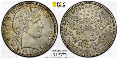 1908 25C MS64
