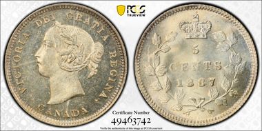 1887/7 5C 7/7 RP-3 MS65