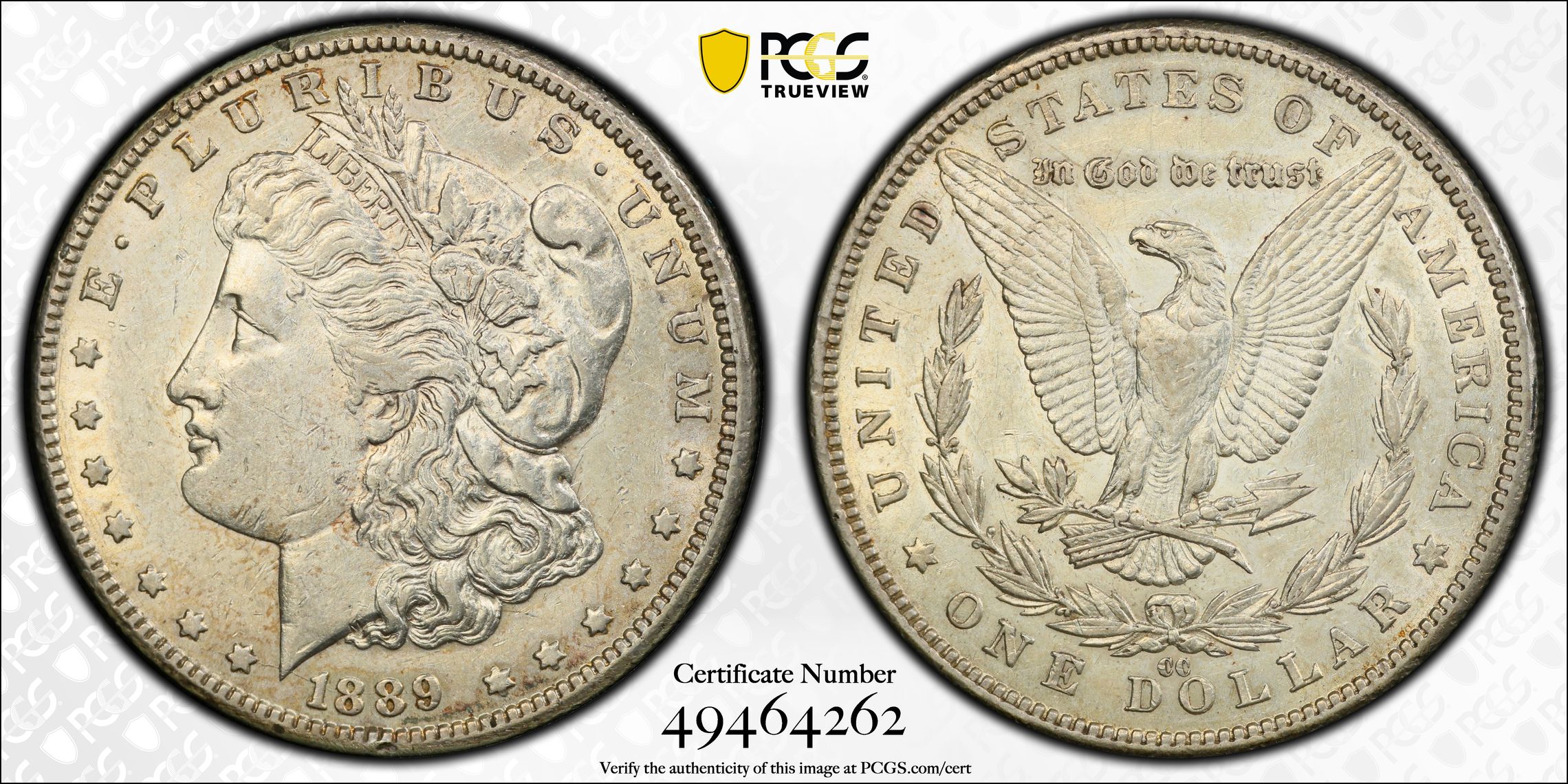 1889-CC $1 82 PCGS